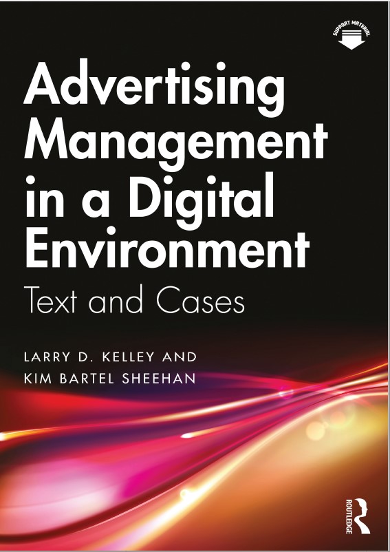 Book cover: Advertising management in a digital environment: text and cases.