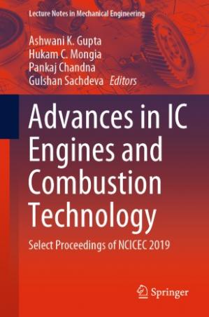 Book cover: Advances in IC engines and combustion technology : select proceedings of NCICEC 2019