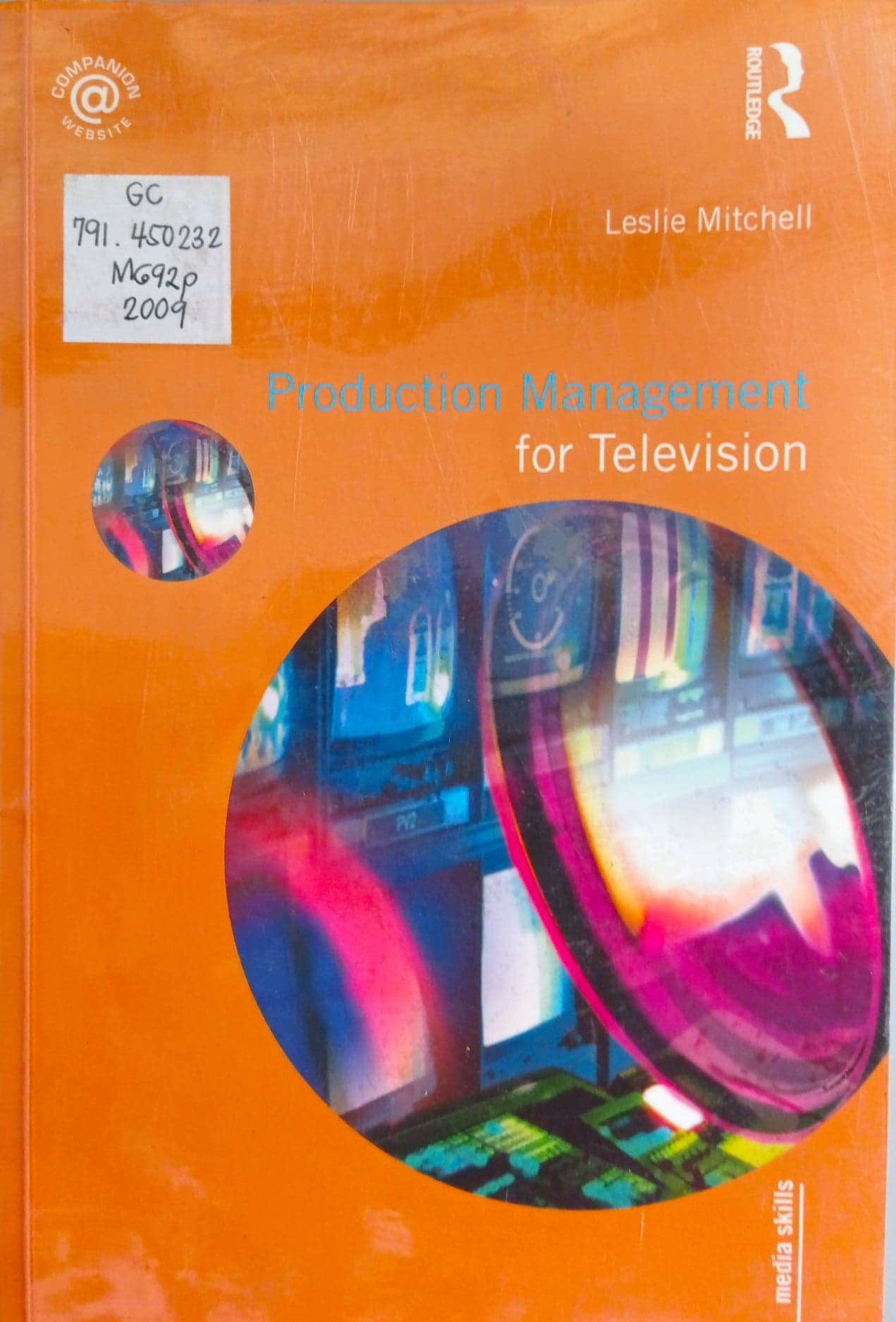 Book cover: Production management for television