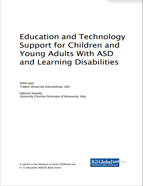Book cover: Education and technology support for children and young adults with ASD and learning disabilities.