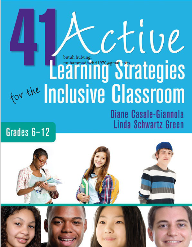 Book cover: 41 active learning strategies for the inclusive classroom, grades 6-12.