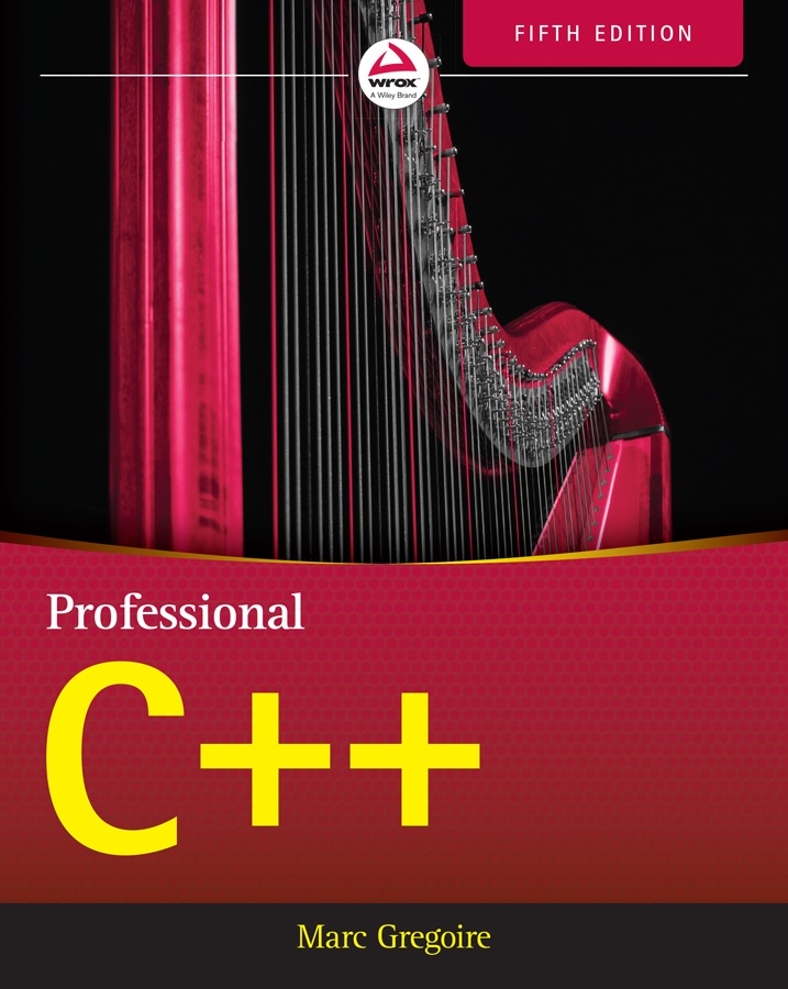 Book cover: Professional C++
