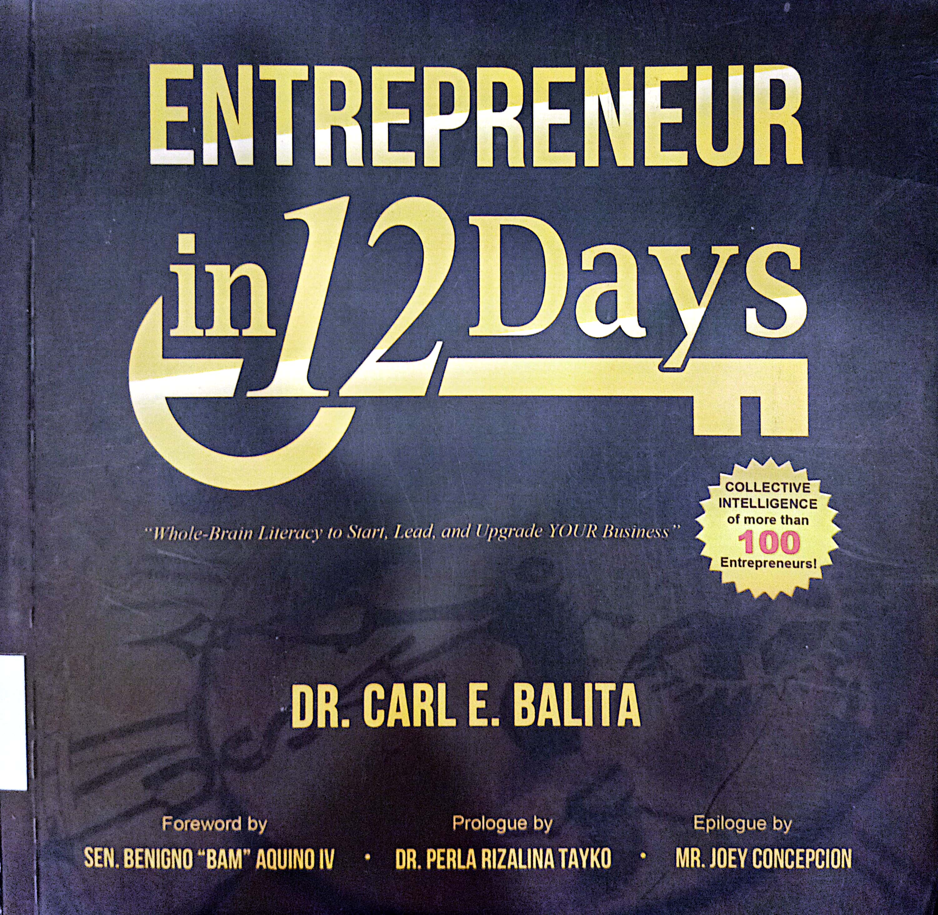 Book cover: Entrepreneur in 12 days