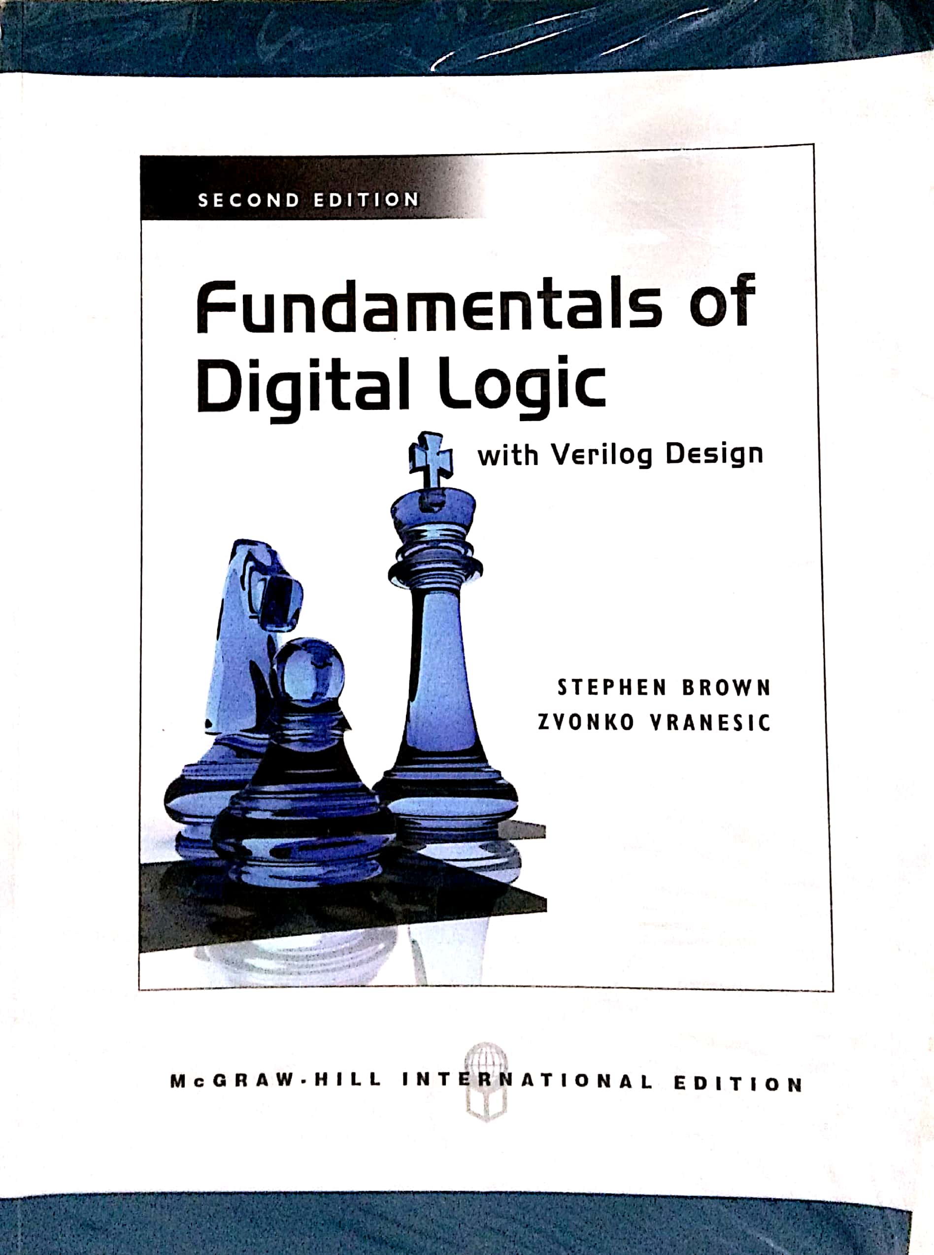 Book cover: Fundamentals of digital logic with Verilog design