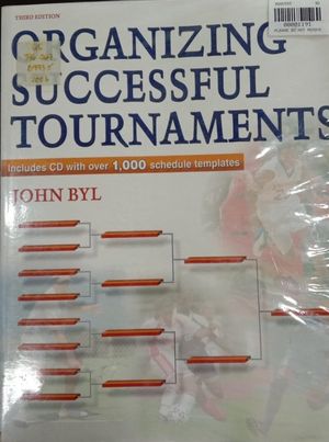 Book cover: Organizing successful tournaments