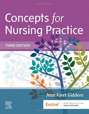 Book cover: Concepts for nursing practice