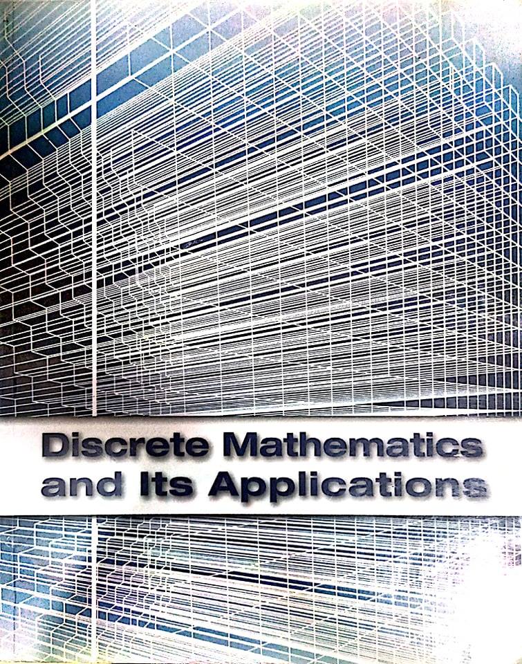 Book cover: Discrete mathematics and its applications