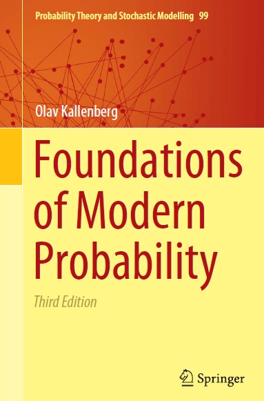 Book cover: Foundations of modern probability.