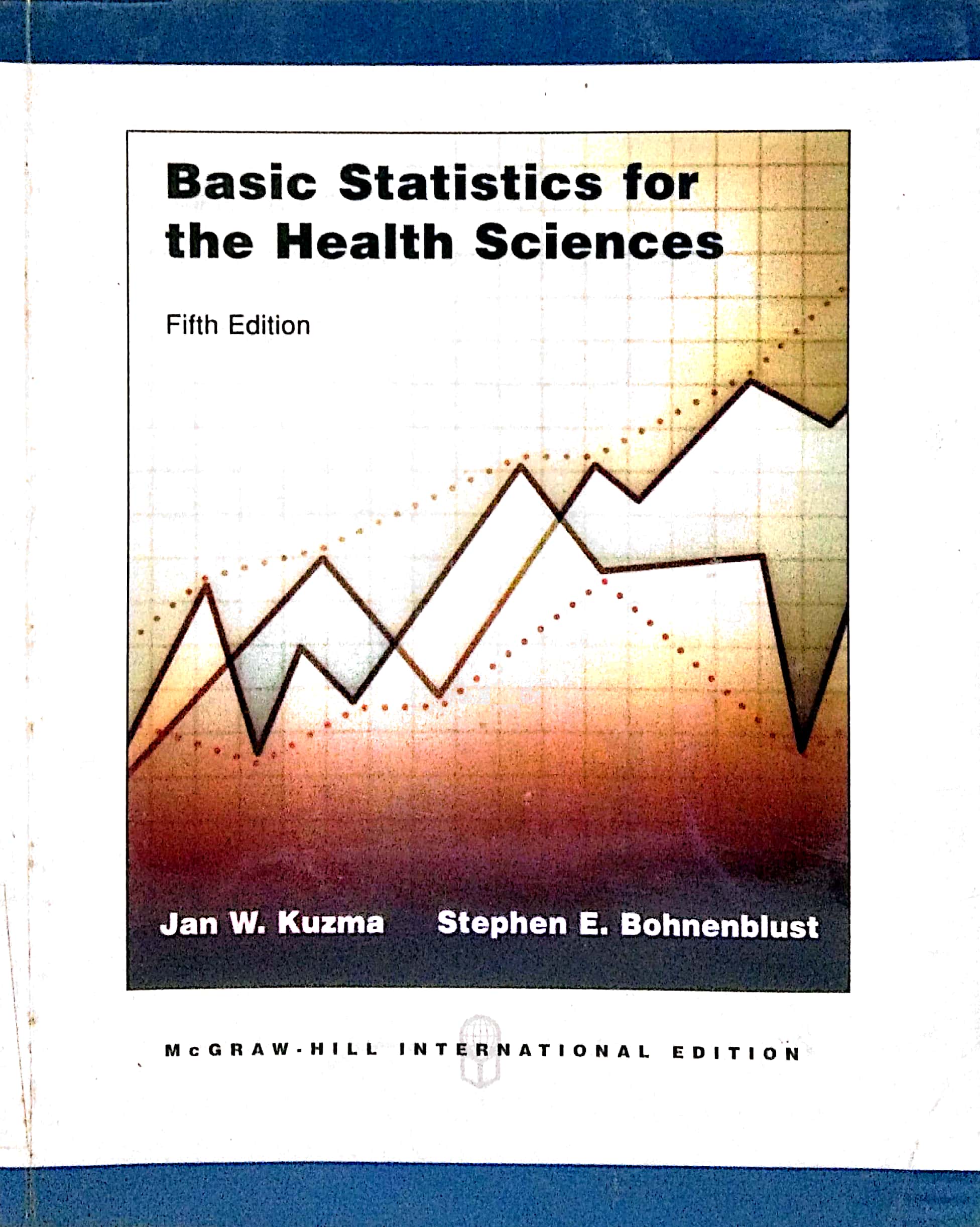Book cover: Basic statistics for the health sciences