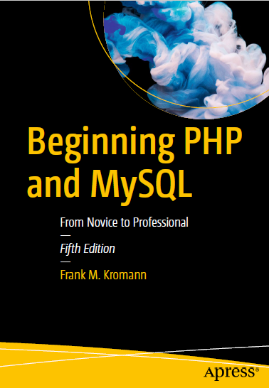 Book cover: Beginning PHP and MySQL: from novice to professional