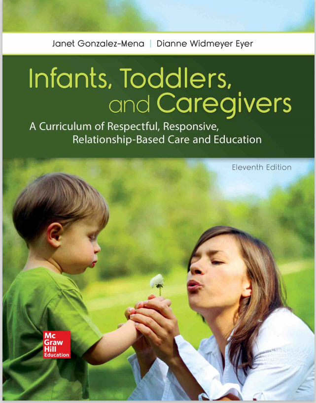 Book cover: Infants, toddlers, and caregivers : a curriculum of respectful, responsive, relationship-based care and education.