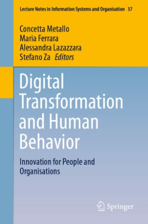 Book cover: Digital transformation and human behavior : innovation for people and organisations