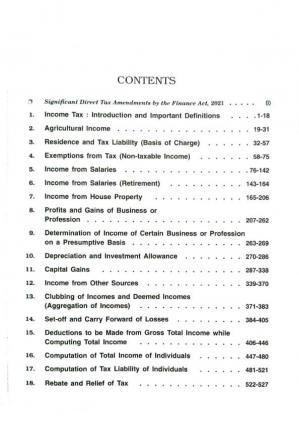 Book cover: Income tax law and accounts