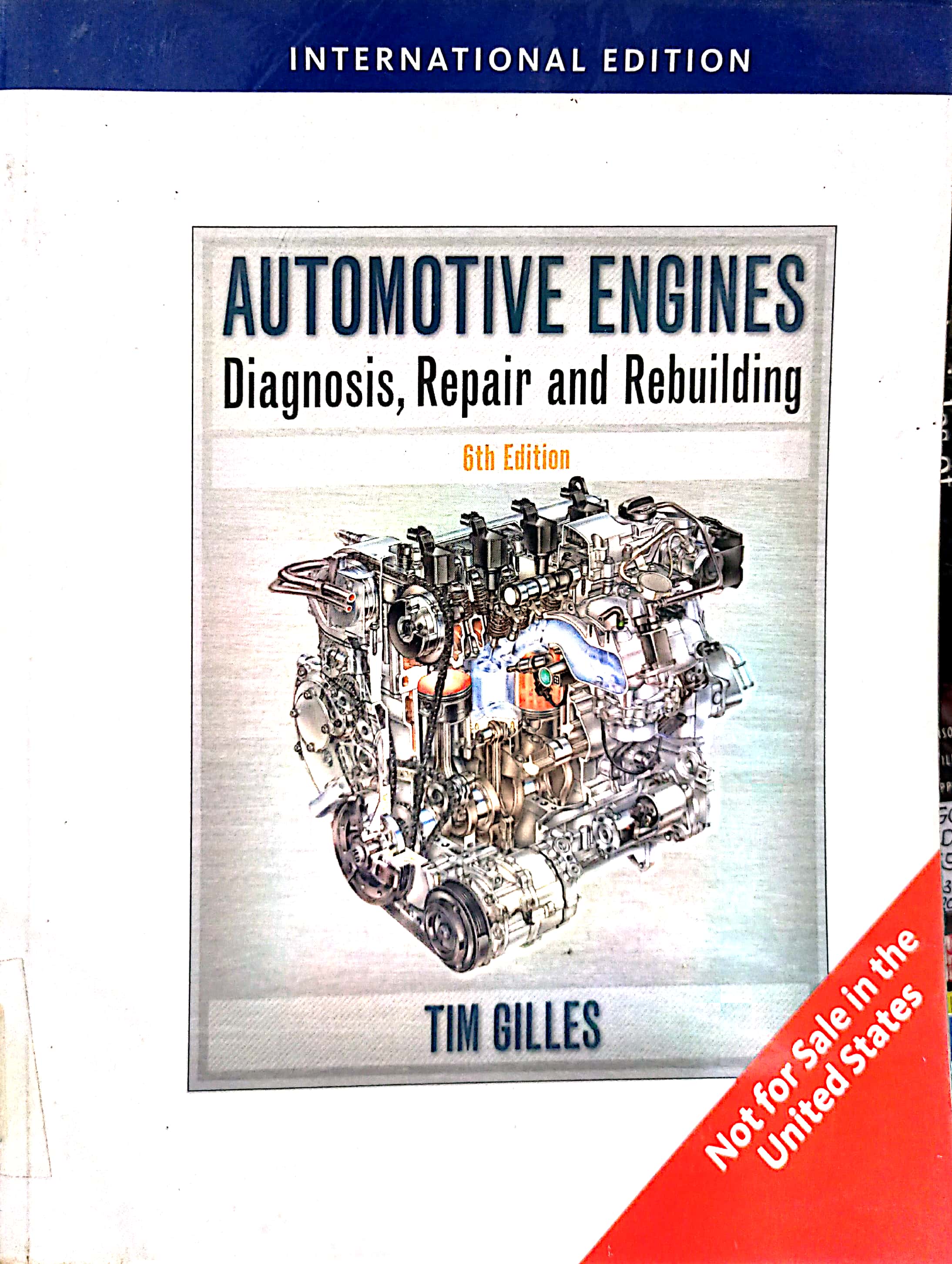 Book cover: Automotive engines: diagnosis, repair and rebuilding