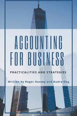 Book cover: Accounting for business : practicalities and strategies