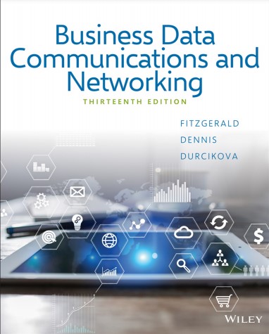 Book cover: Business data communications and networking