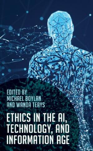Book cover: Ethics in the AI, technology, and Information age