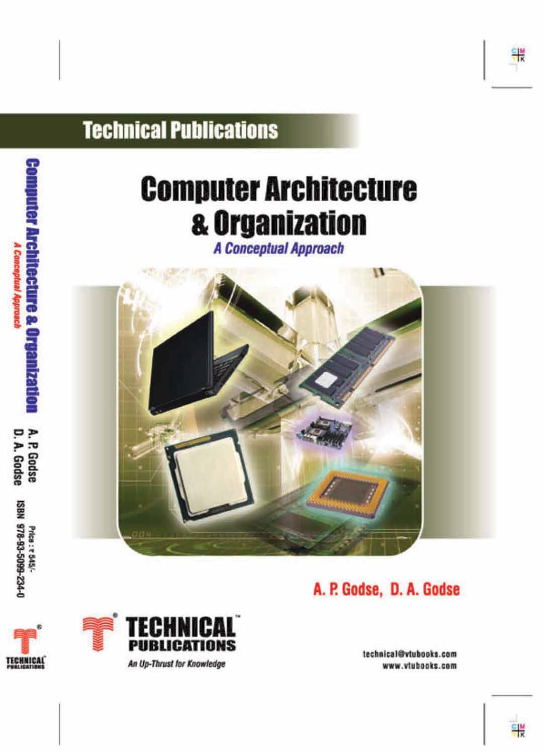 Book cover: Computer architecture and  organization