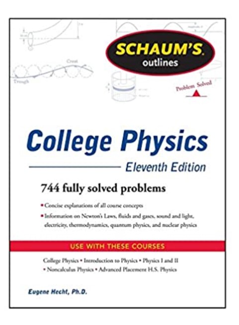 Book cover: Schaum's outlines of college physics