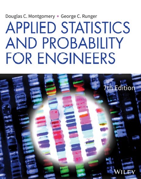 Book cover: Applied statistics and probability for engineers.