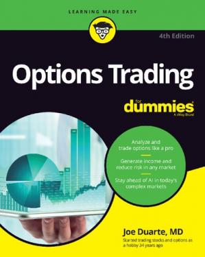 Book cover: Options Trading for dummies