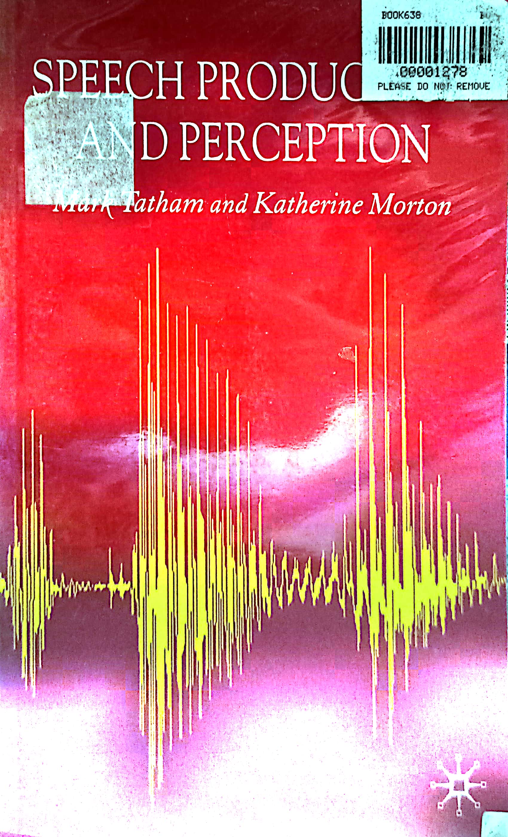 Book cover: Speech production and perception