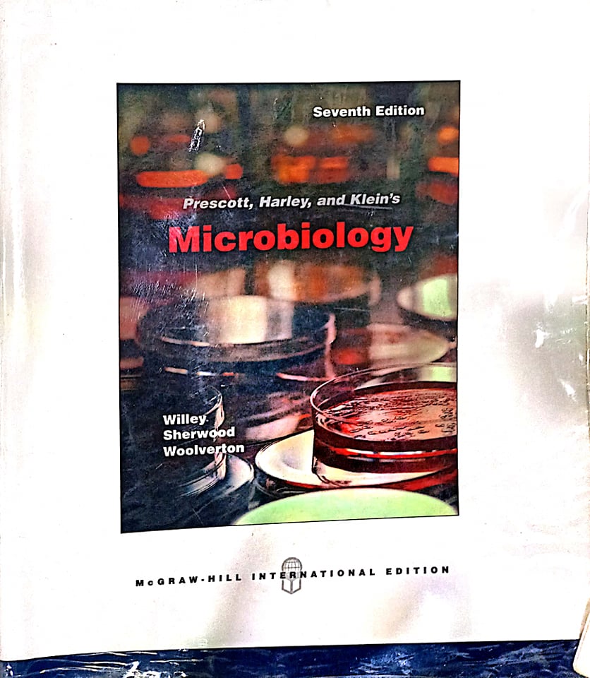Book cover: Prescott, Harley and Klein's microbiology