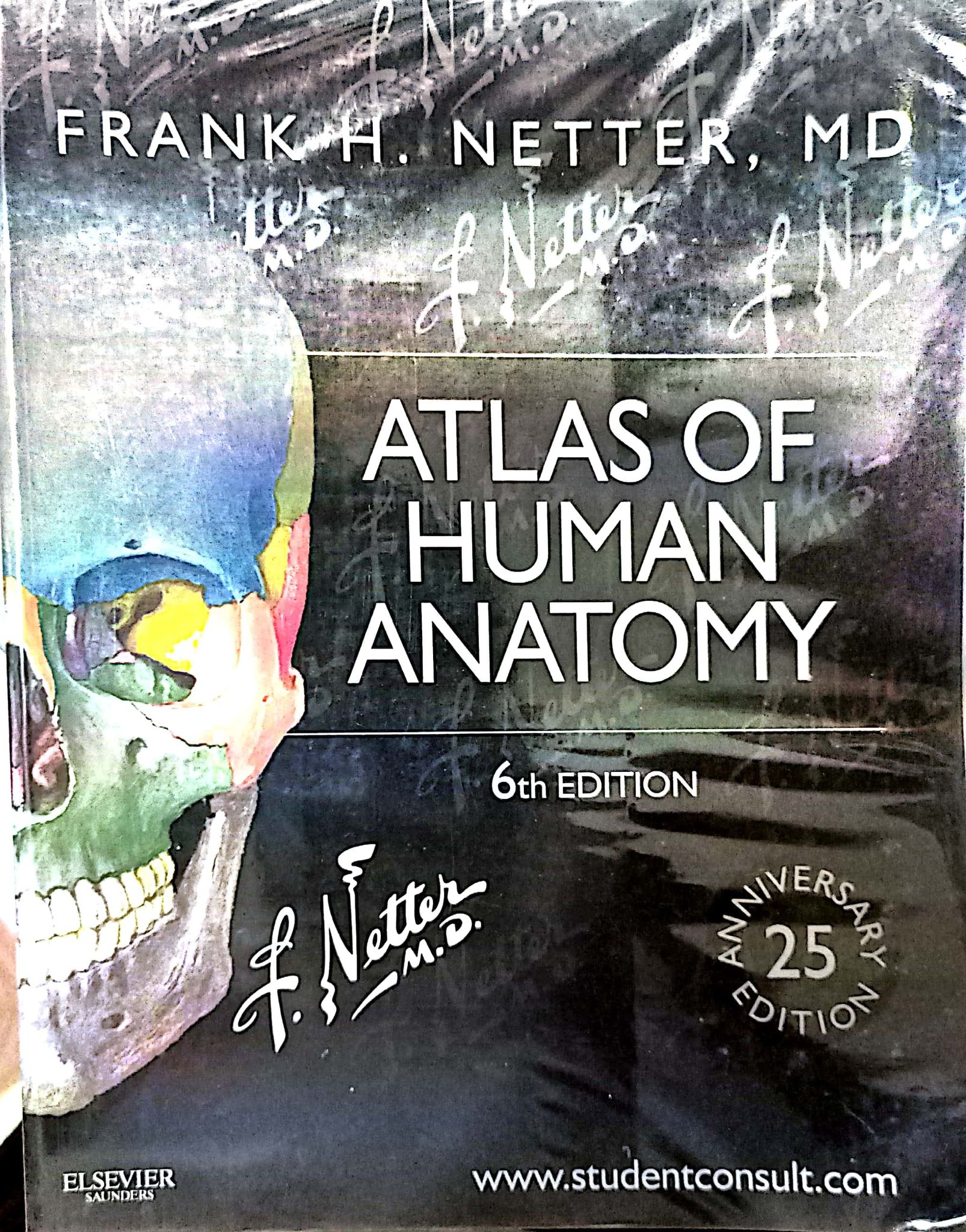 Book cover: Atlas of human anatomy