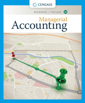 Book cover: Managerial accounting