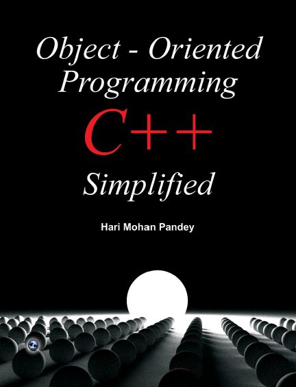 Book cover: Object-oriented programming C++ simplified