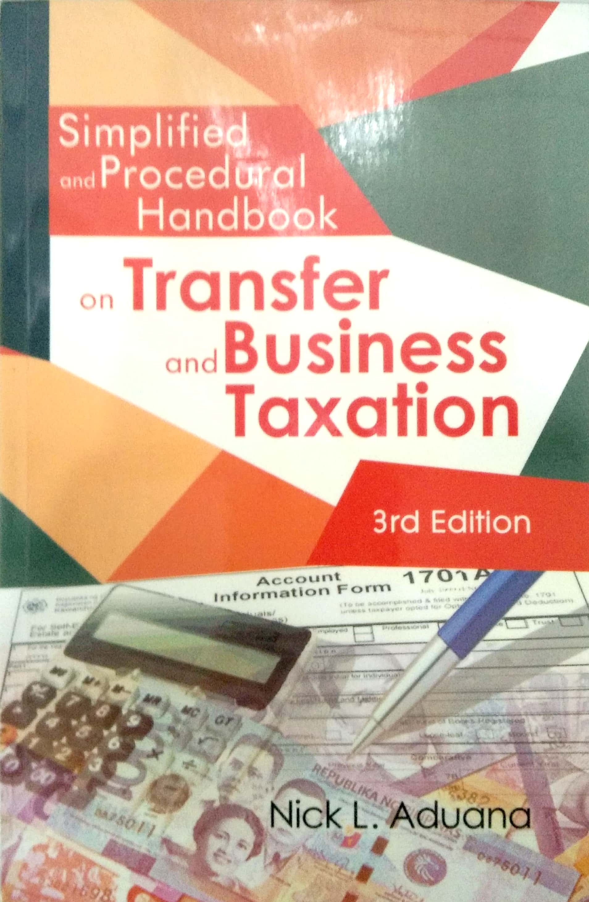 Book cover: Simplified and procedural handbook on transfer and business taxation