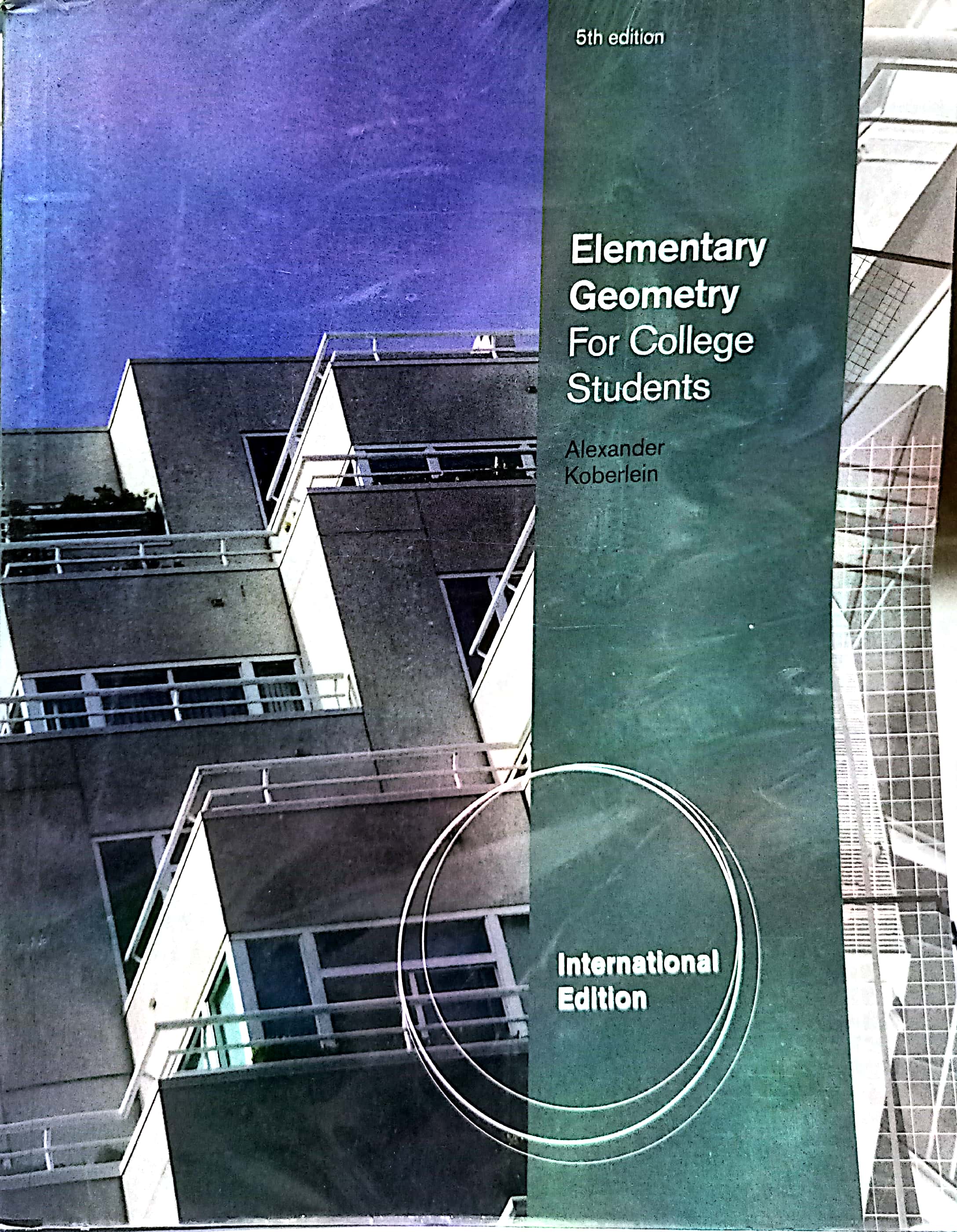 Book cover: Elementary geometry for college students