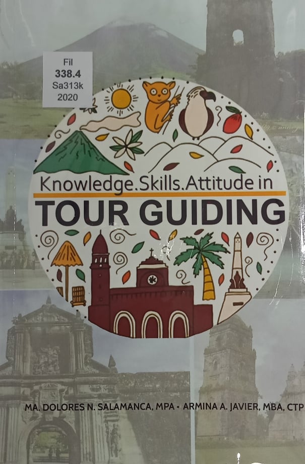 Book cover: Knowledge, skills, attitude in tour guiding