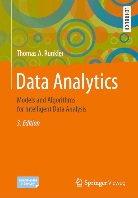 Book cover: Data analytics : models and algorithms for intelligent data analysis