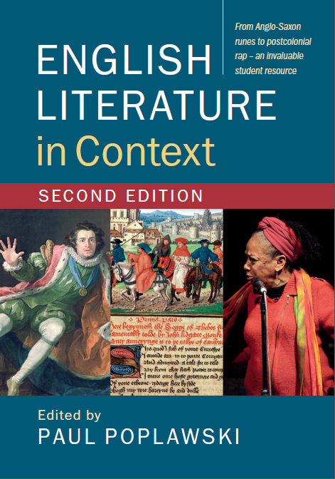 Book cover: English literature in context.