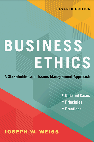 Book cover: Business ethics: a stakeholder and issues management approach.