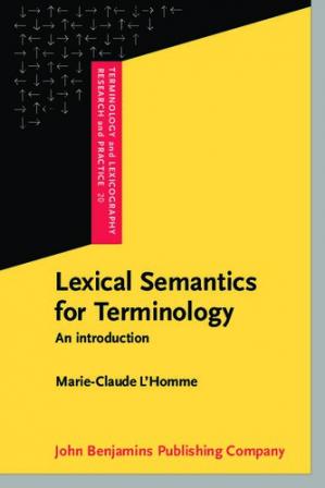 Book cover: Lexical semantics for terminology :  an introduction