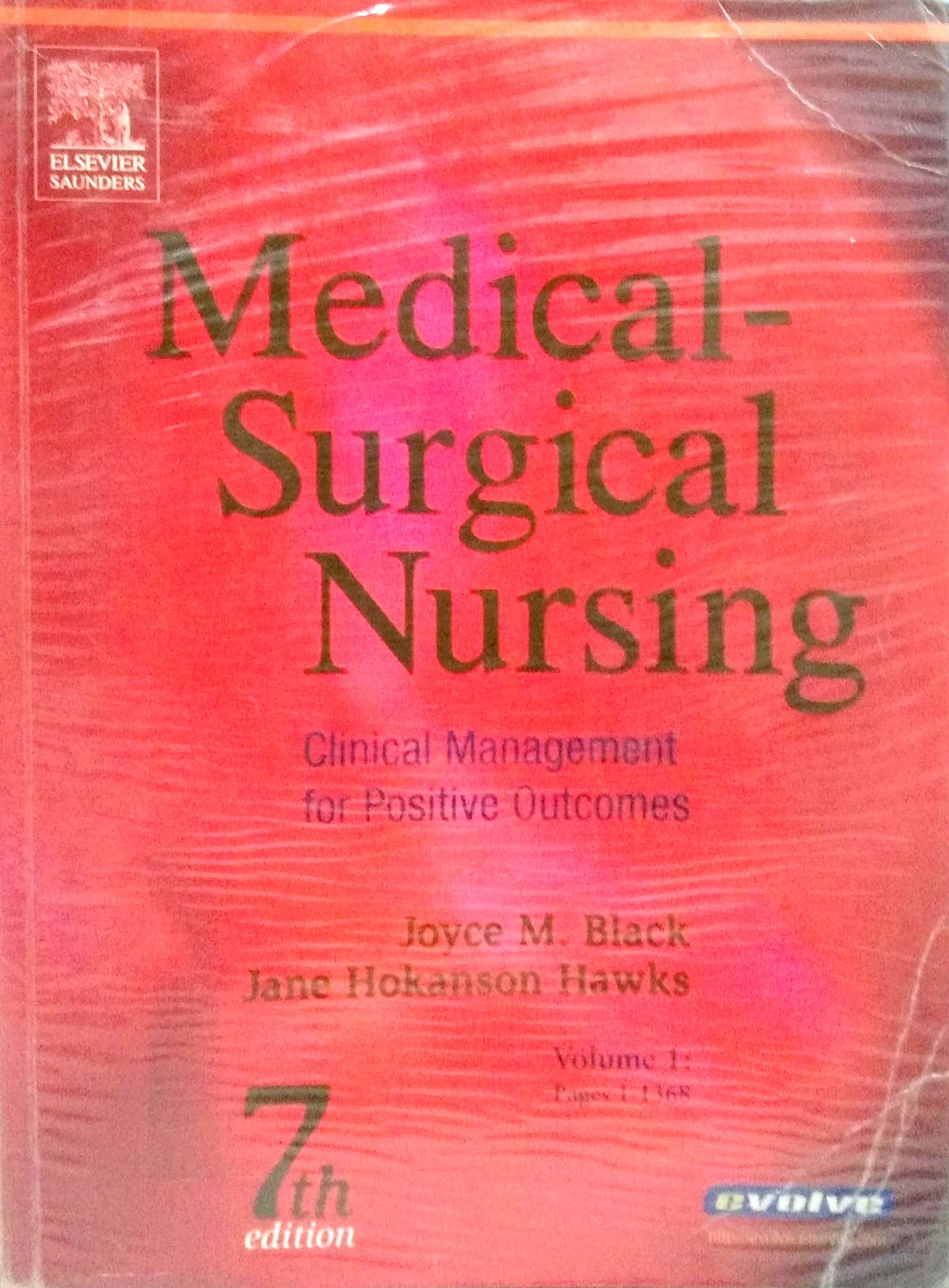 Book cover: Medical-surgical nursing: clinical management for positive outcomes vol. 1.