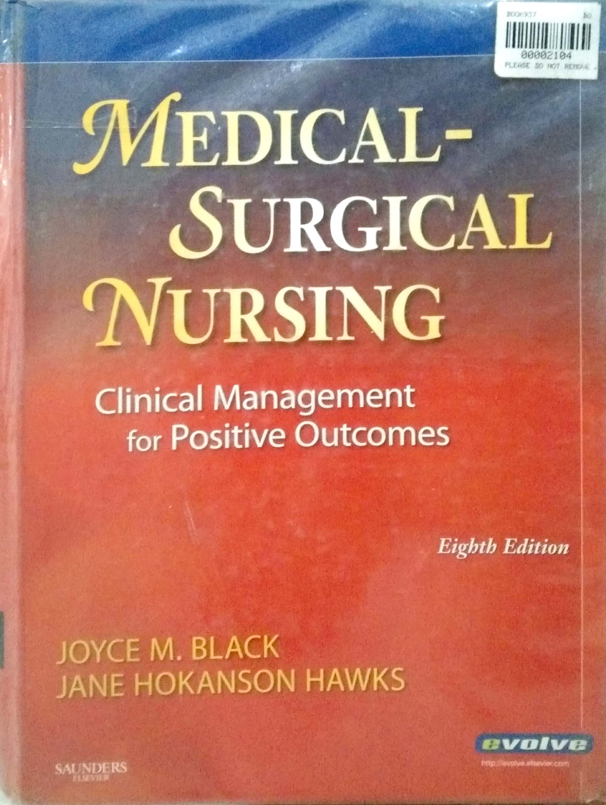 Book cover: Medical-surgical nursing : clinical management for positive outcomes
