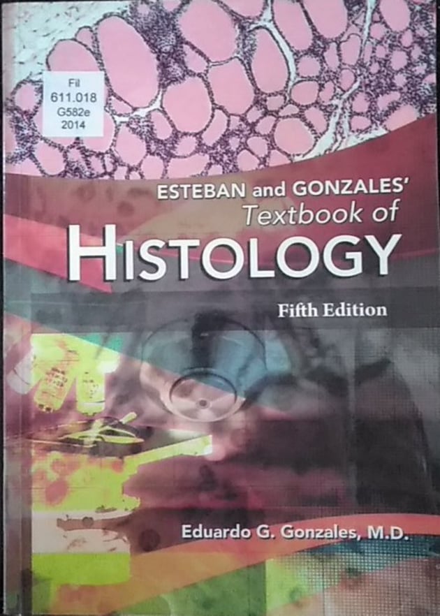 Book cover: Esteban and Gonzales' textbook of histology