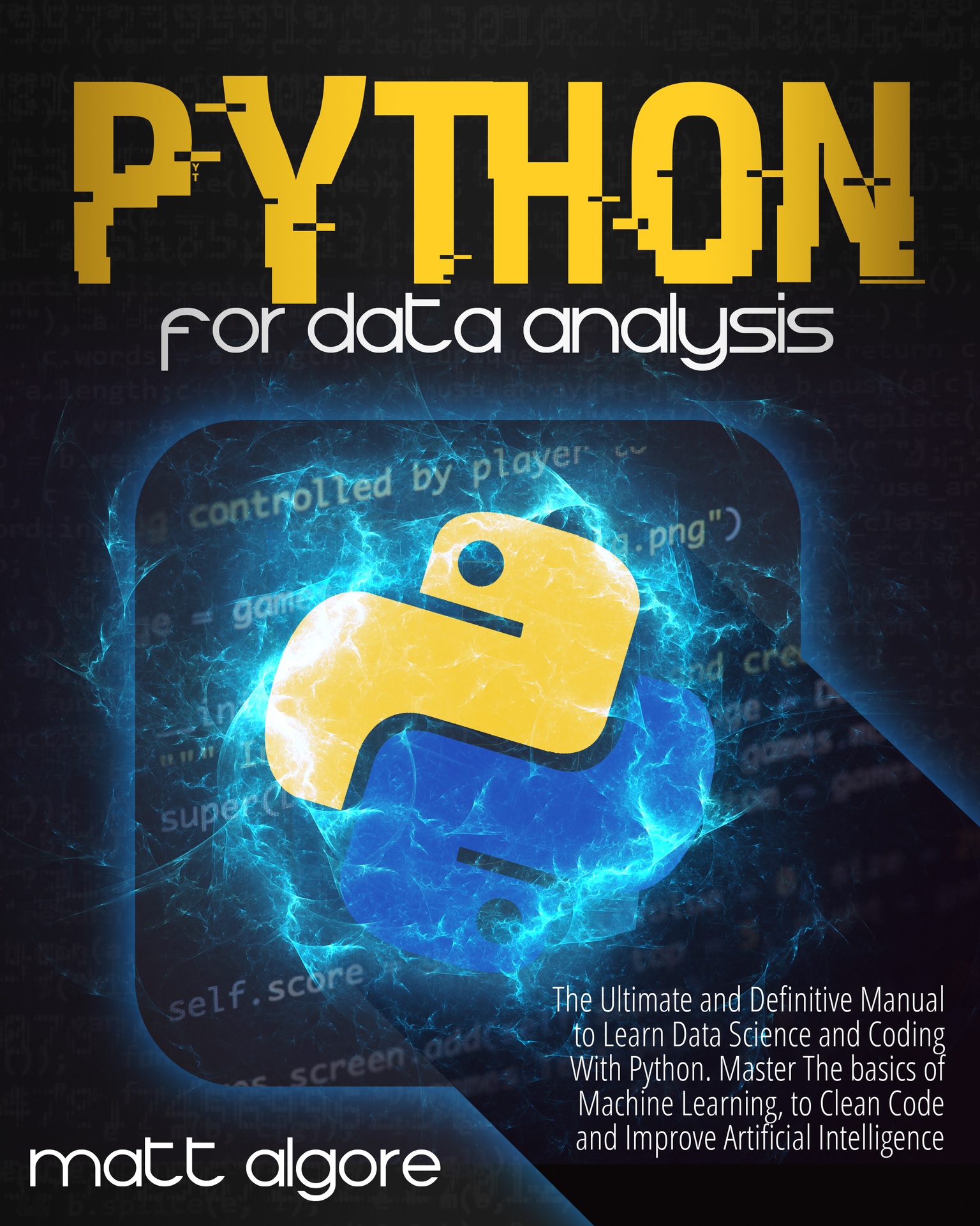 Book cover: Python for data analysis