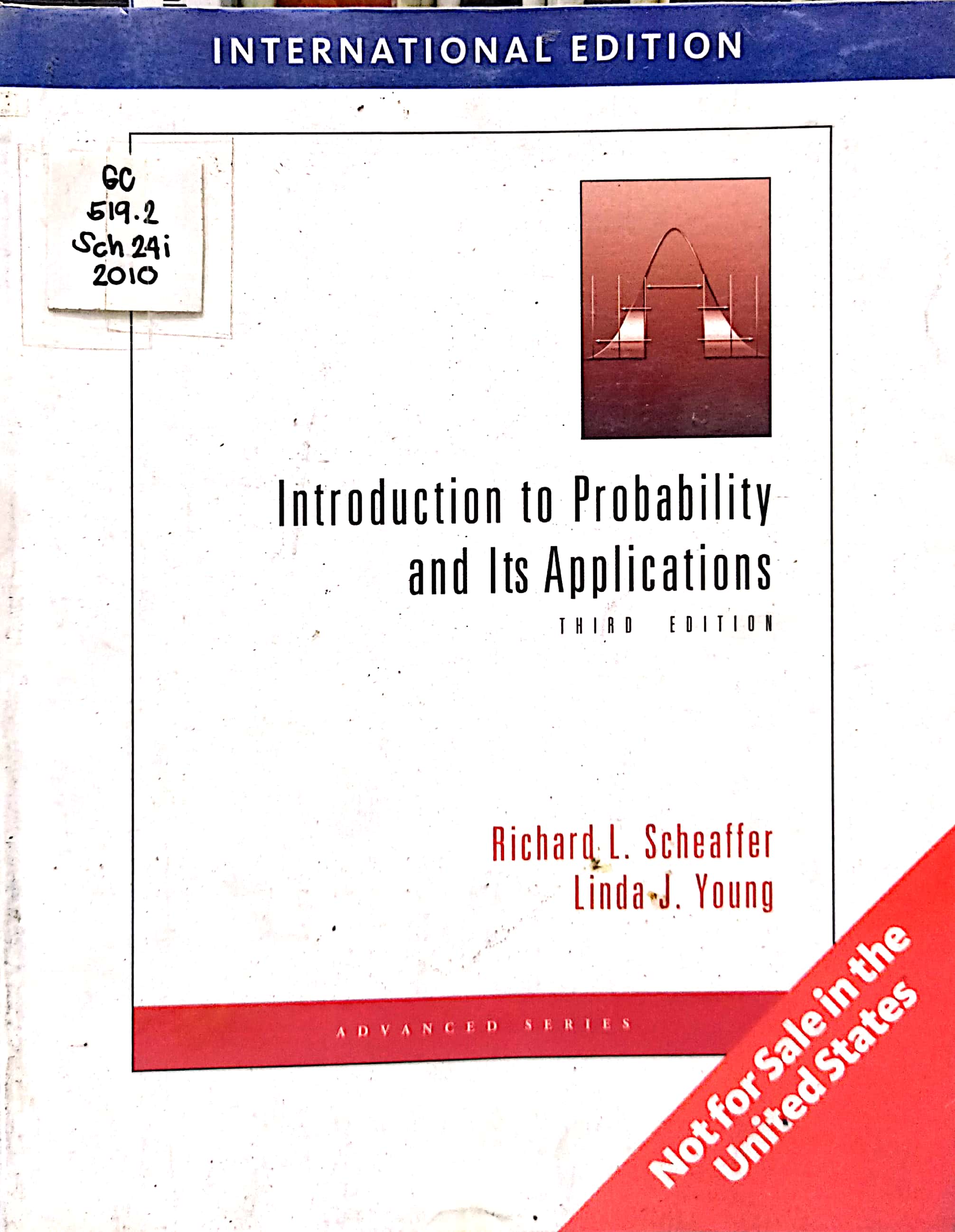 Book cover: Introduction to probability and its applications