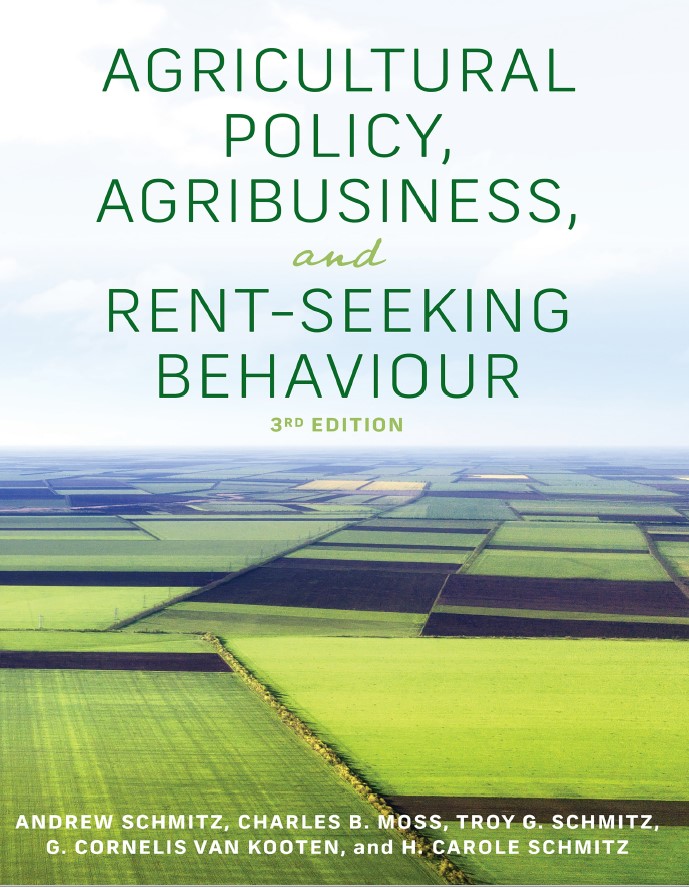 Book cover: Agricultural policy, agribusiness, and rent-seeking behaviour.