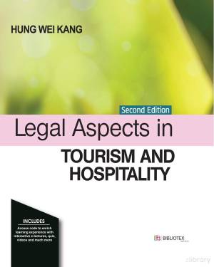 Book cover: Legal aspects in tourism and hospitality