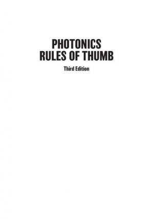 Book cover: Photonics rules of thumb