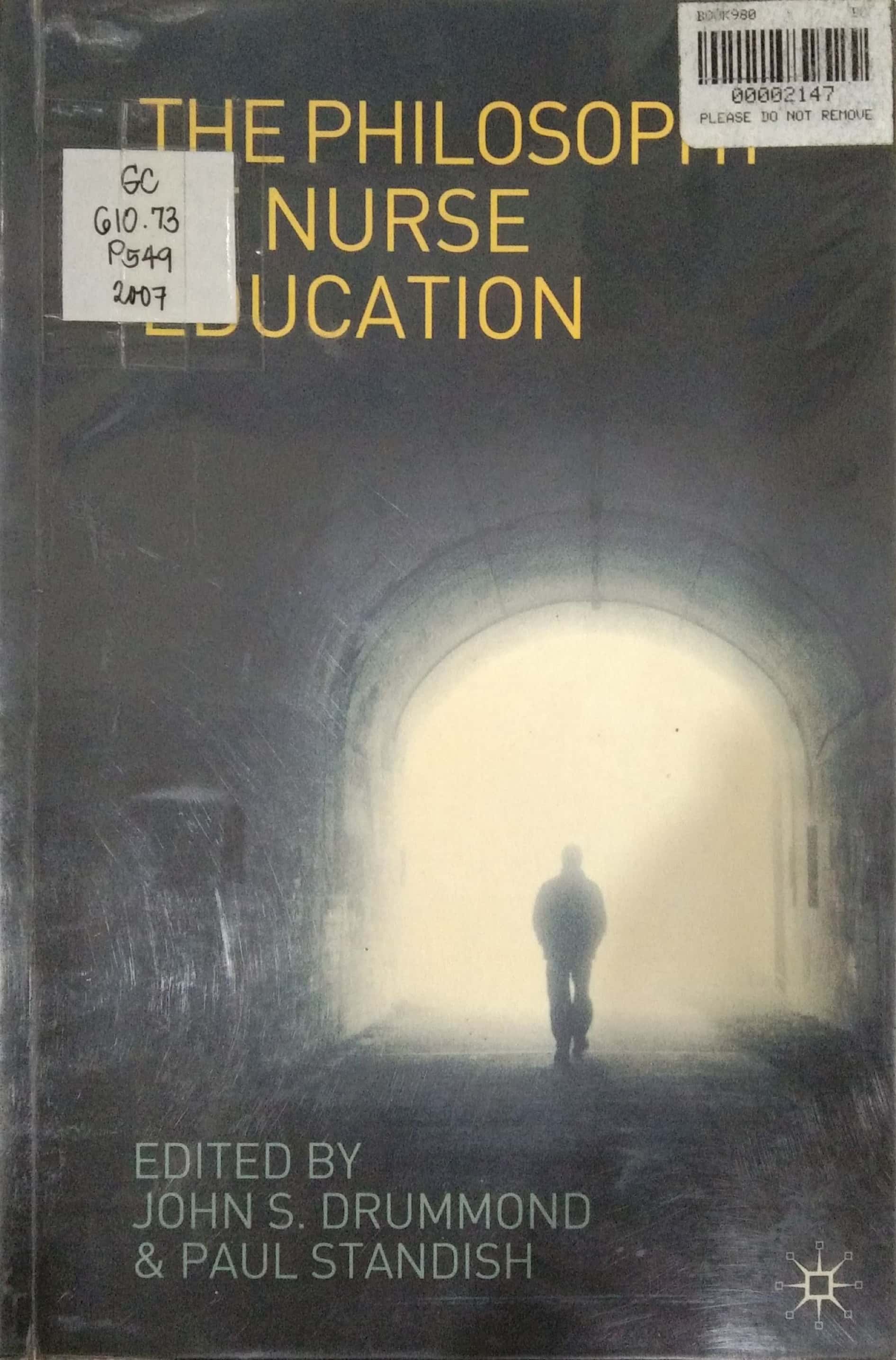 Book cover: The Philosophy of nurse education