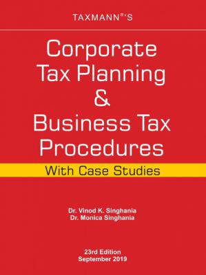 Book cover: Corporate tax planning & business tax procedures with case studies