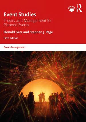 Book cover: Event studies : theory and management for planned events