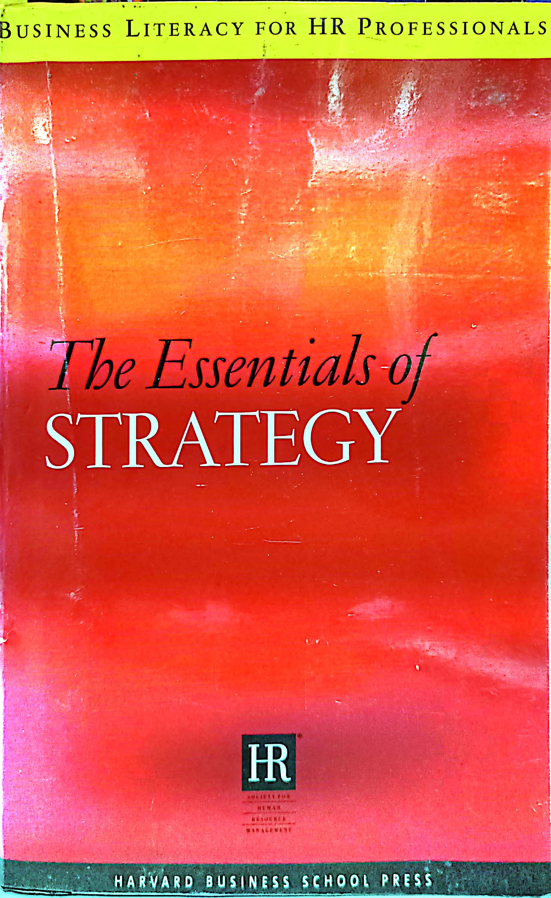 Book cover: The Essentials of strategy
