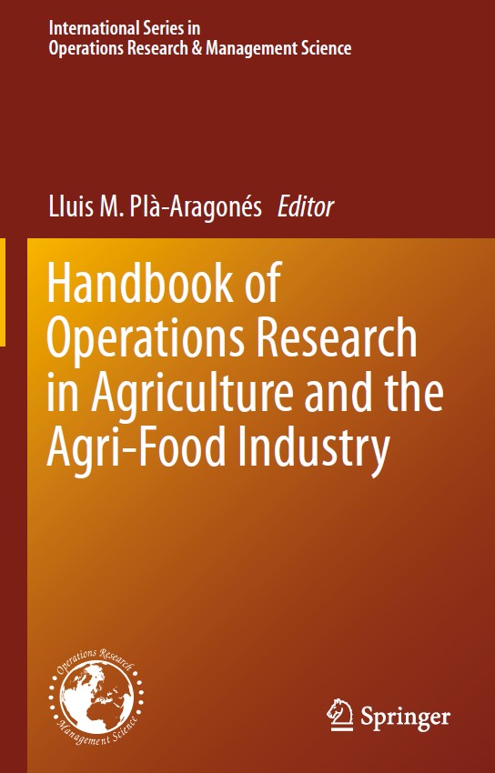 Book cover: Handbook of operations research in agriculture and the agri-food industry.